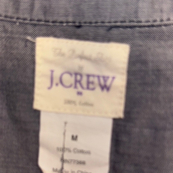 J. Crew Casual Button-Down Shirt M 100% cotton - Picture 2 of 4